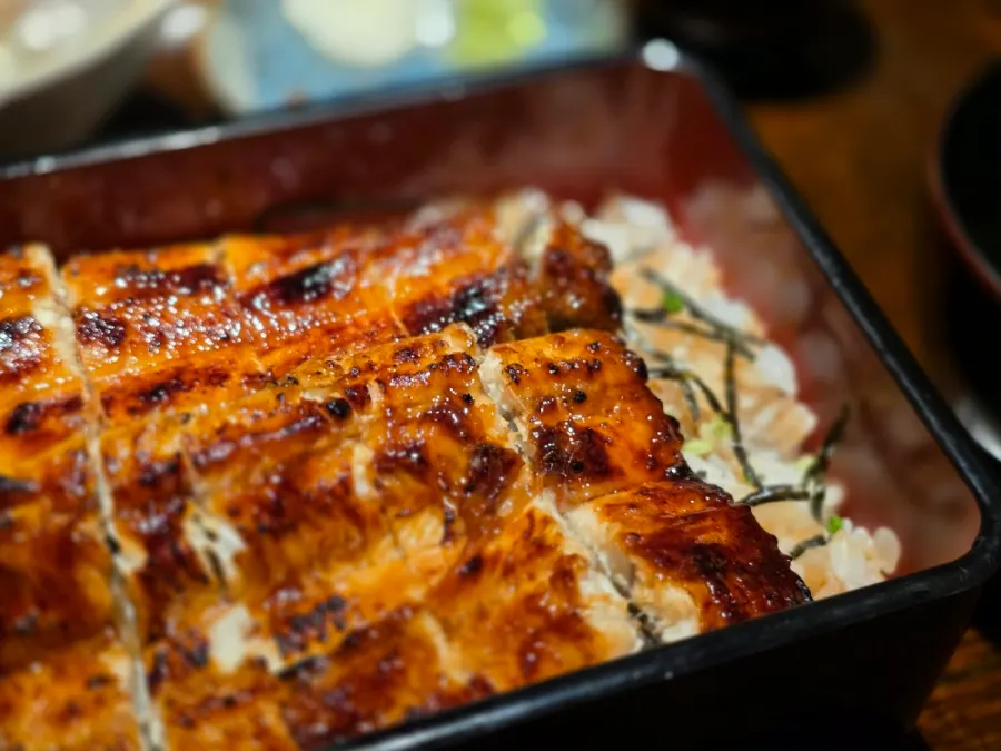Kanto-style prepared eel rice bowl