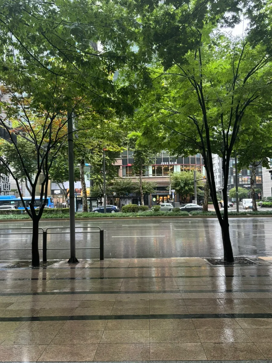 Manmok's atmosphere on a rainy weekday
