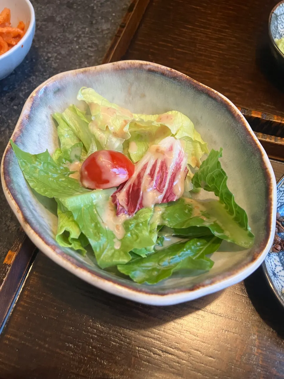 A full Manmok eel rice bowl set