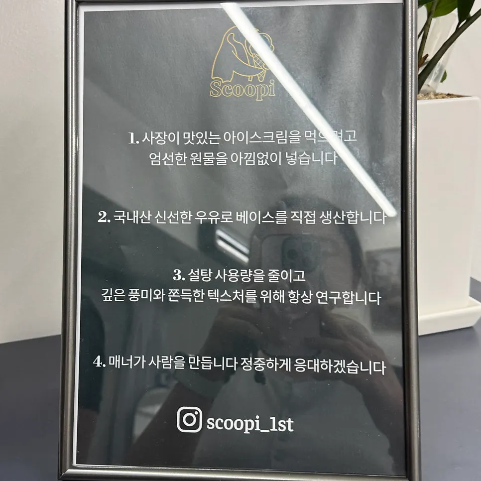 스쿠피 젤라또 메뉴 안내