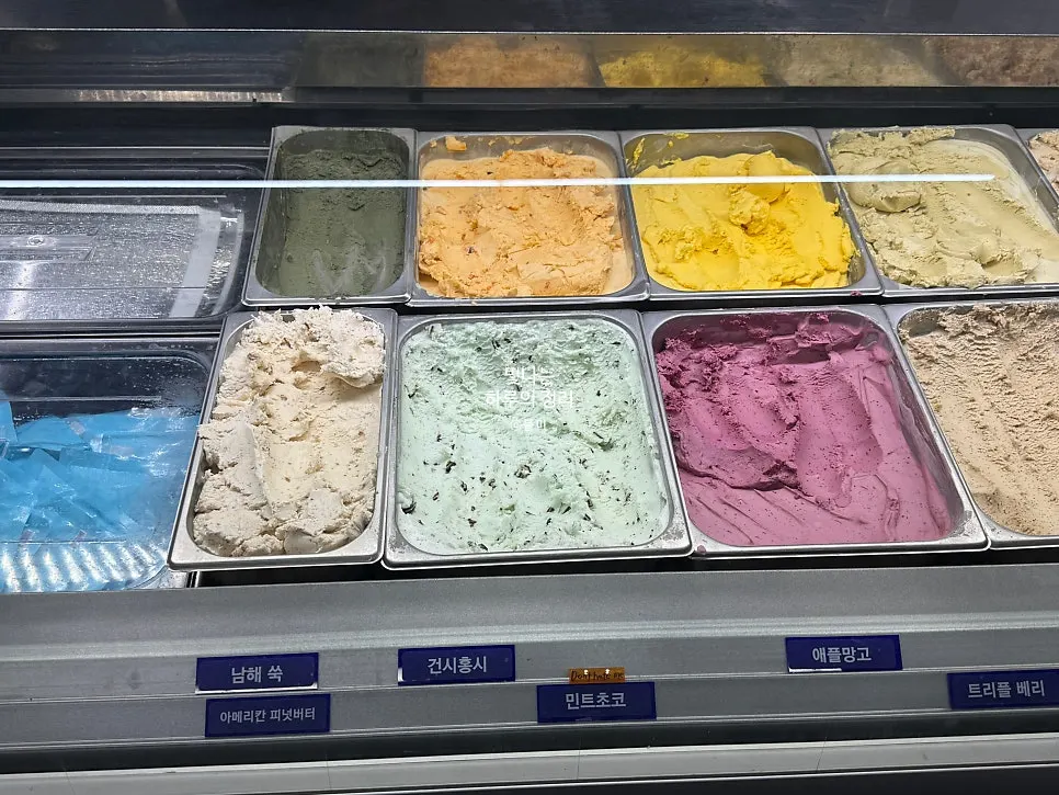 오트 크런치 컵 메뉴 포스터