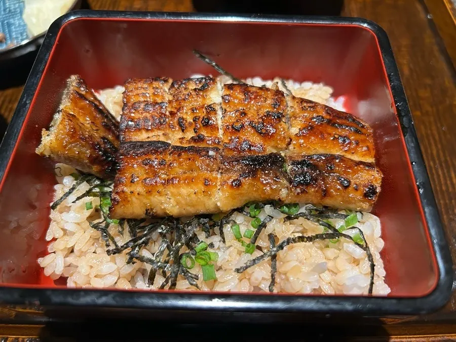 Eel rice bowl with soft chawanmushi