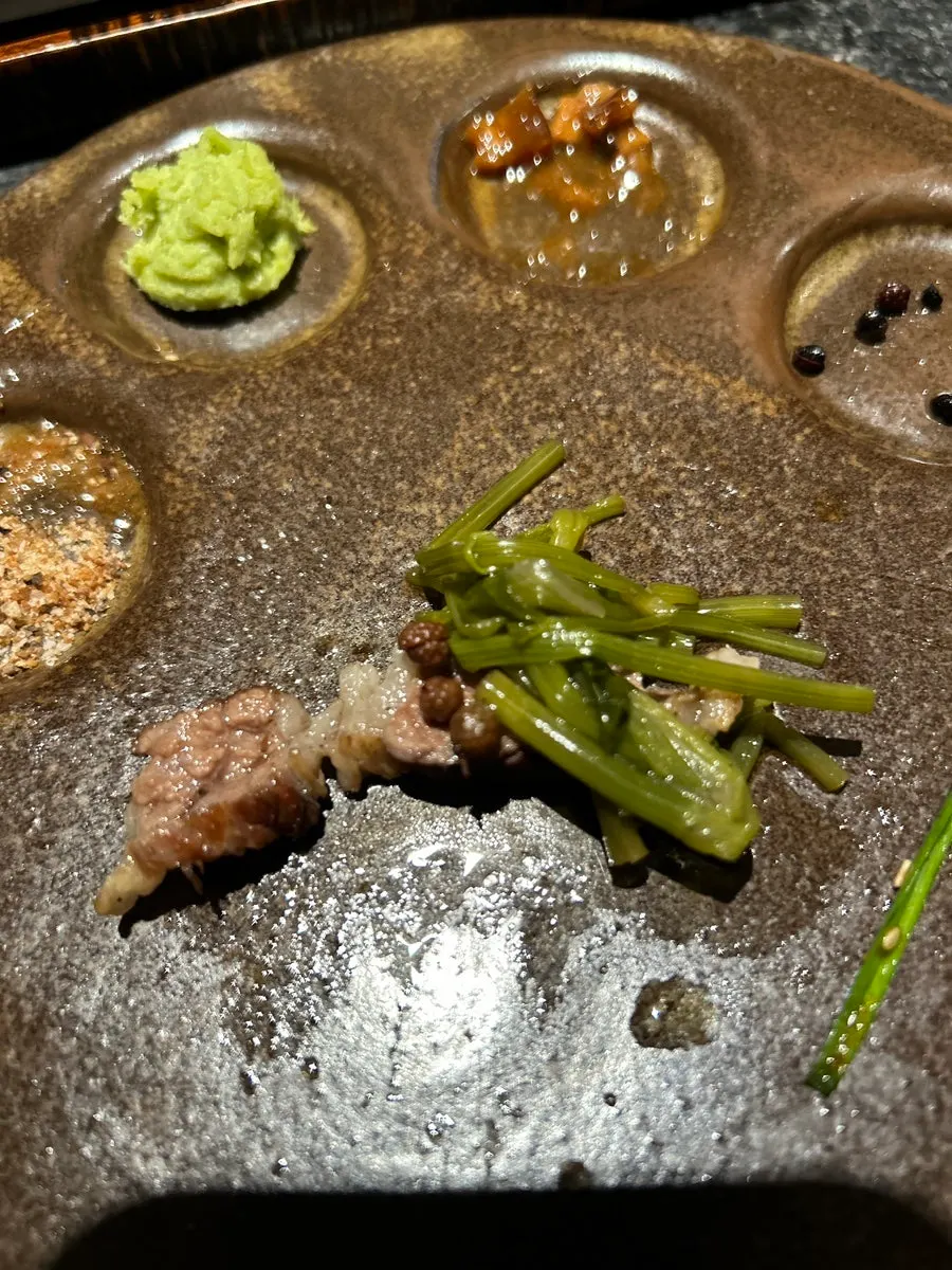Thick Korean beef brisket cooked just right