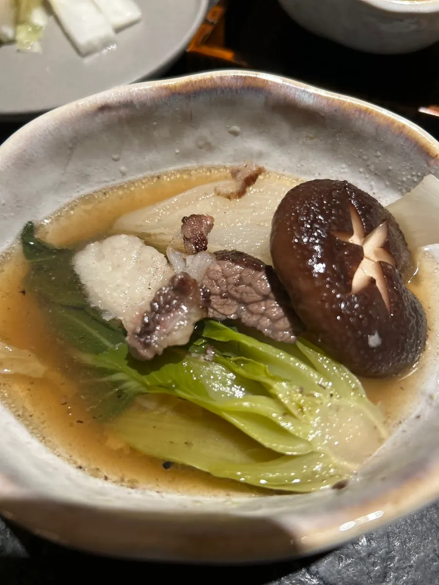 Hot-pot broth deepened by Korean beef fat