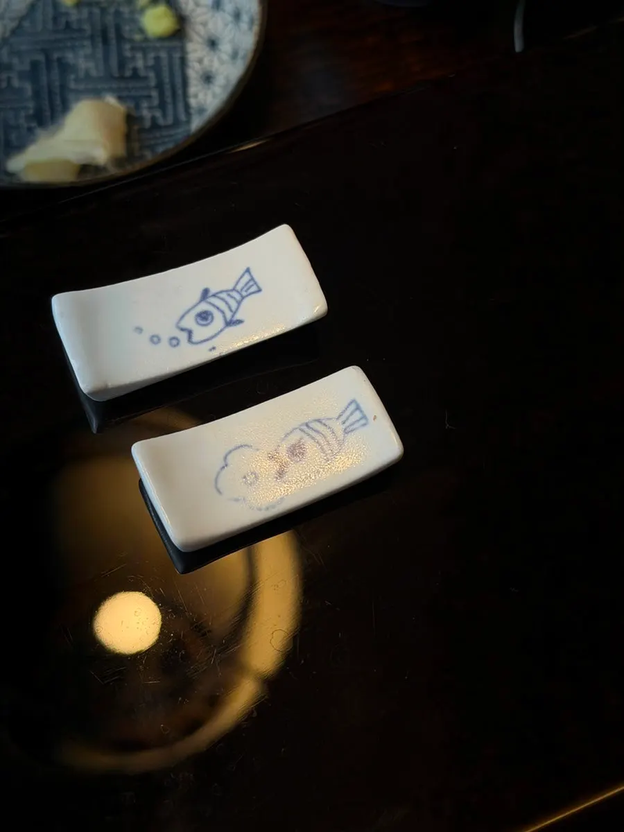 후식 일본식 막대아이스크림 말차와 홍차