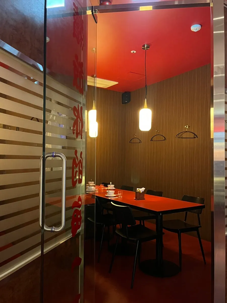Interior with Hong Kong-style decorative accents