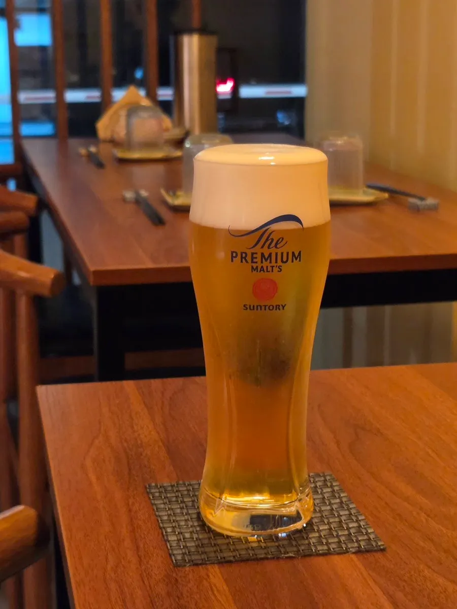 사카이 산토리 더 프리미엄 몰츠 생맥주