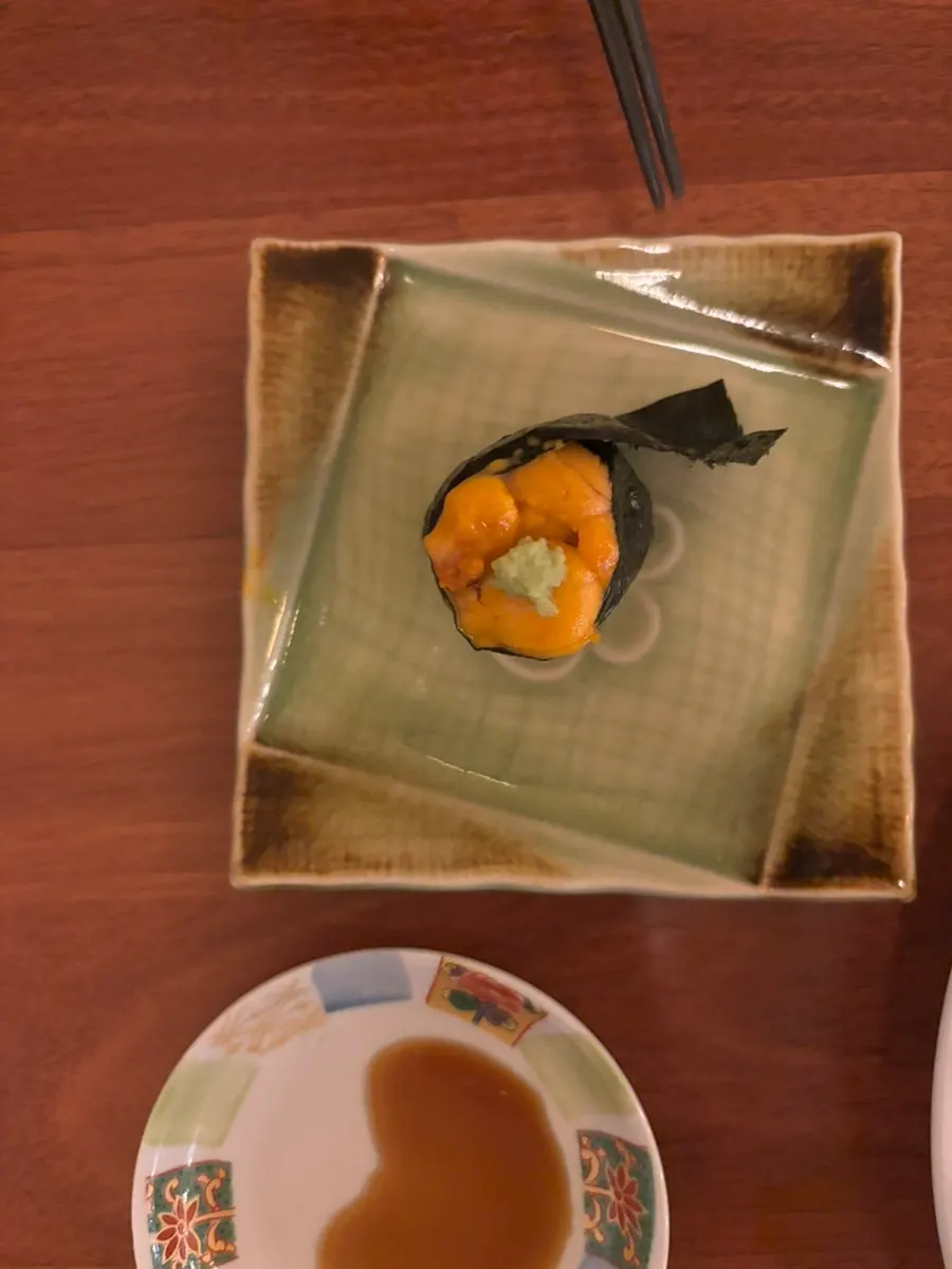 Tuna sushi, mom's favorite