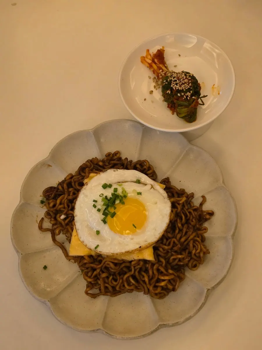 Menu jjagyechi dan pagimchi