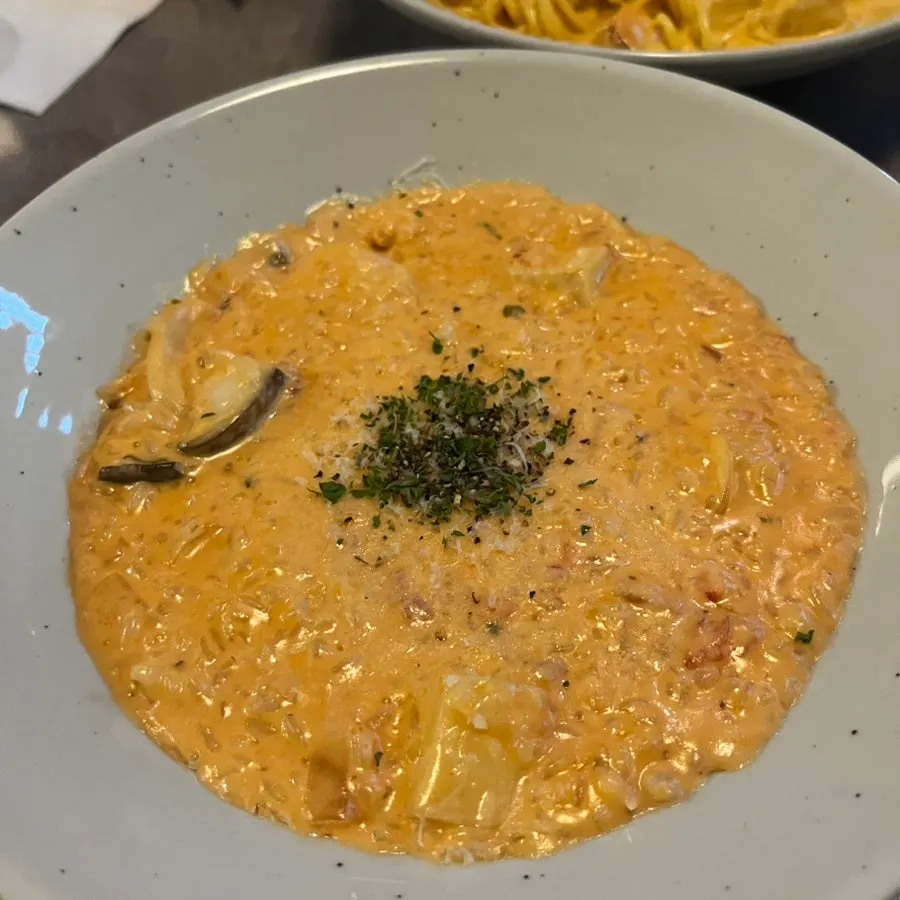 새우 로제 리조또