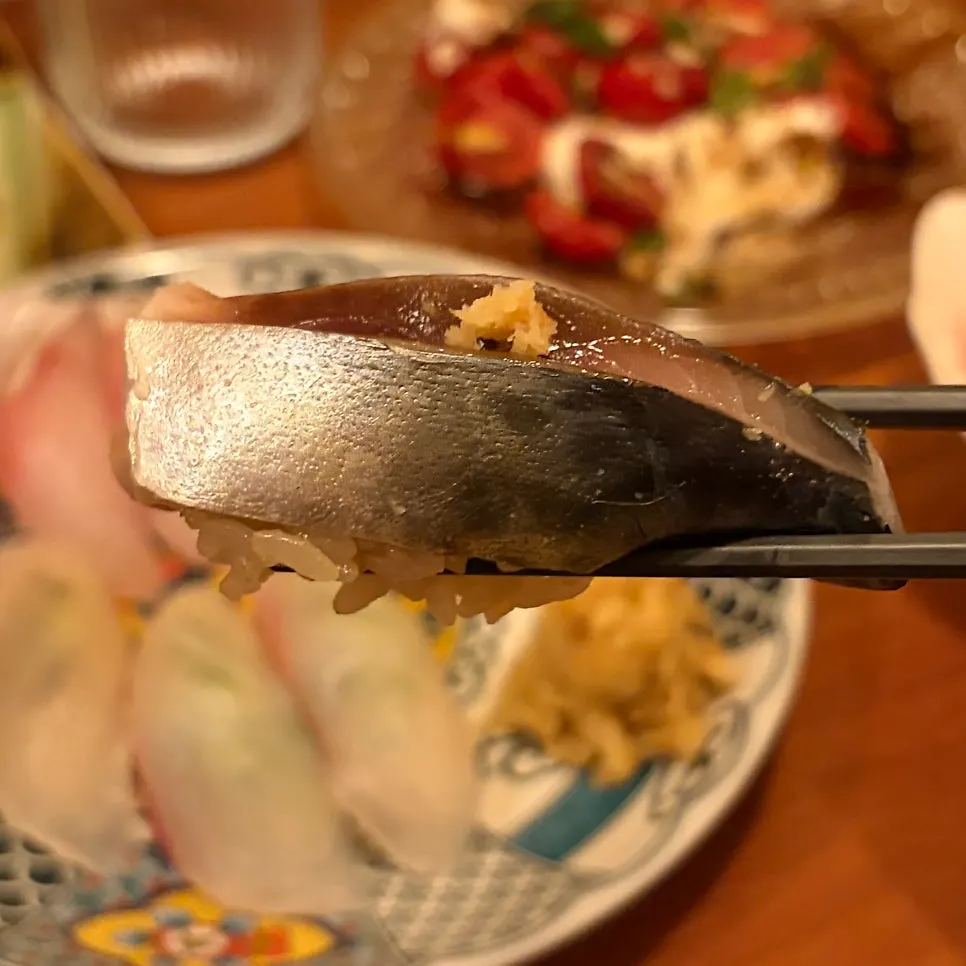 광어와 참돔 흰살 생선 초밥