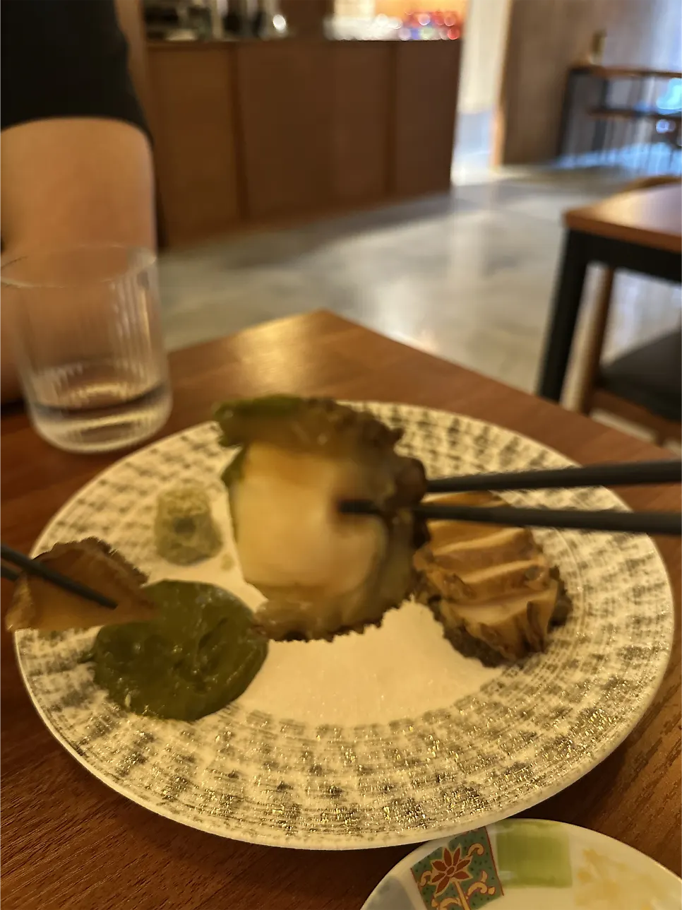 전복술찜과 소주 한잔