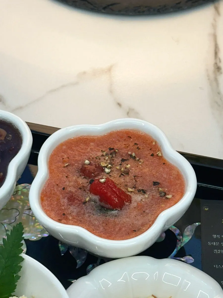 자몽 과일청 빙수 토핑