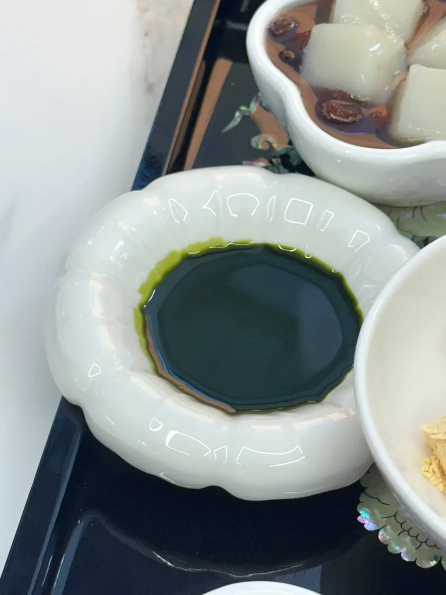 말차 빙수 토핑