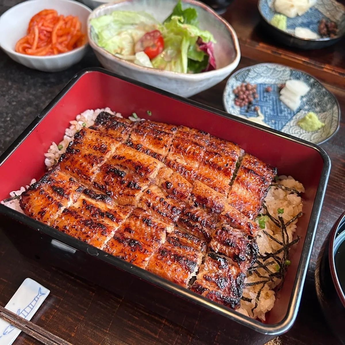 Manmok, an eel rice bowl restaurant near Seonleung Station in Gangnam