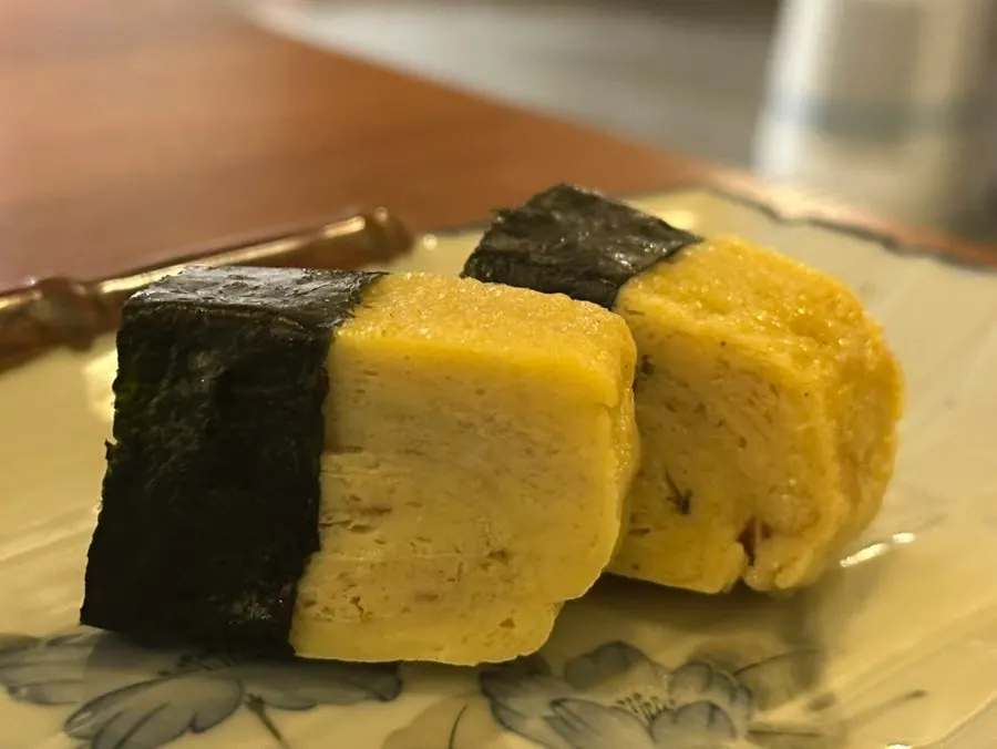 마무리로 먹은 계란 초밥