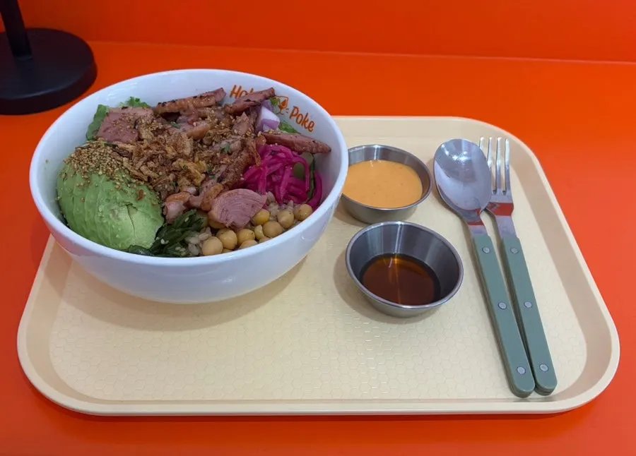 Selection of different poke menu options