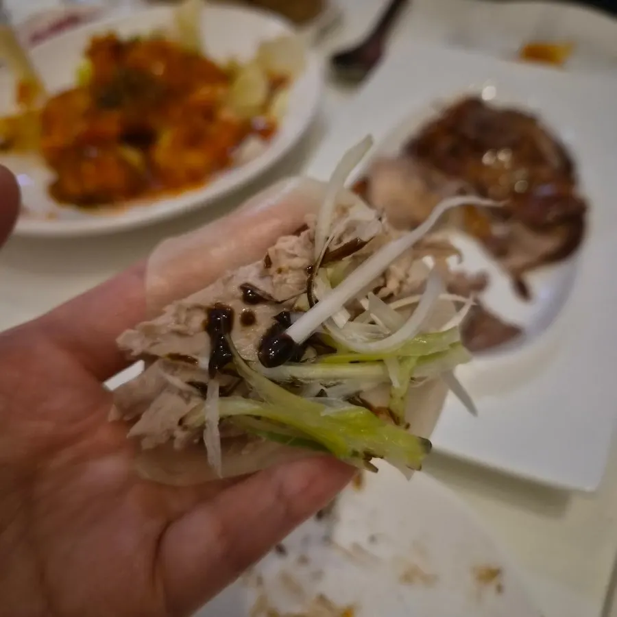 야빙에 싸 먹는 북경오리