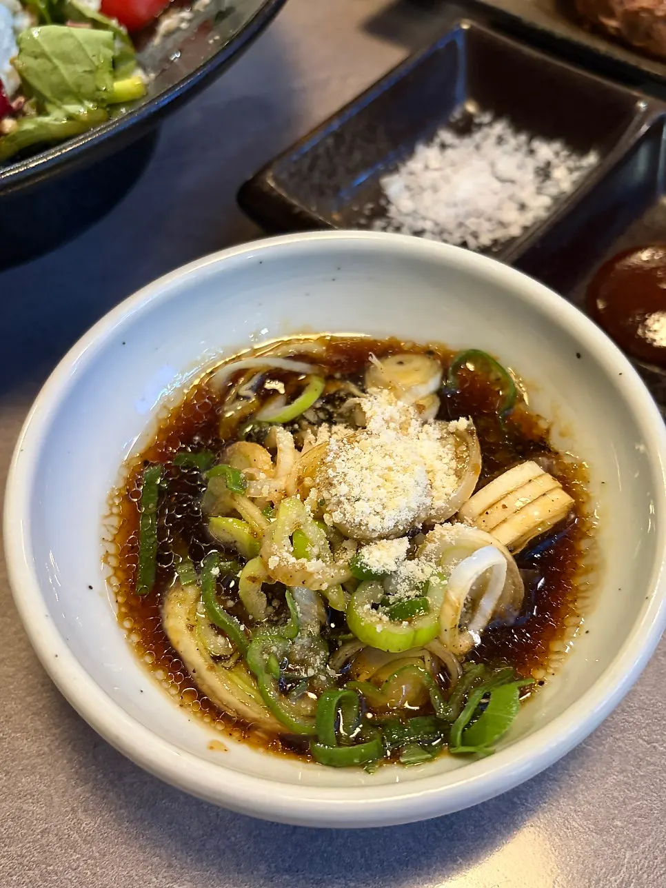 Pre-seared grilled corn and mushrooms