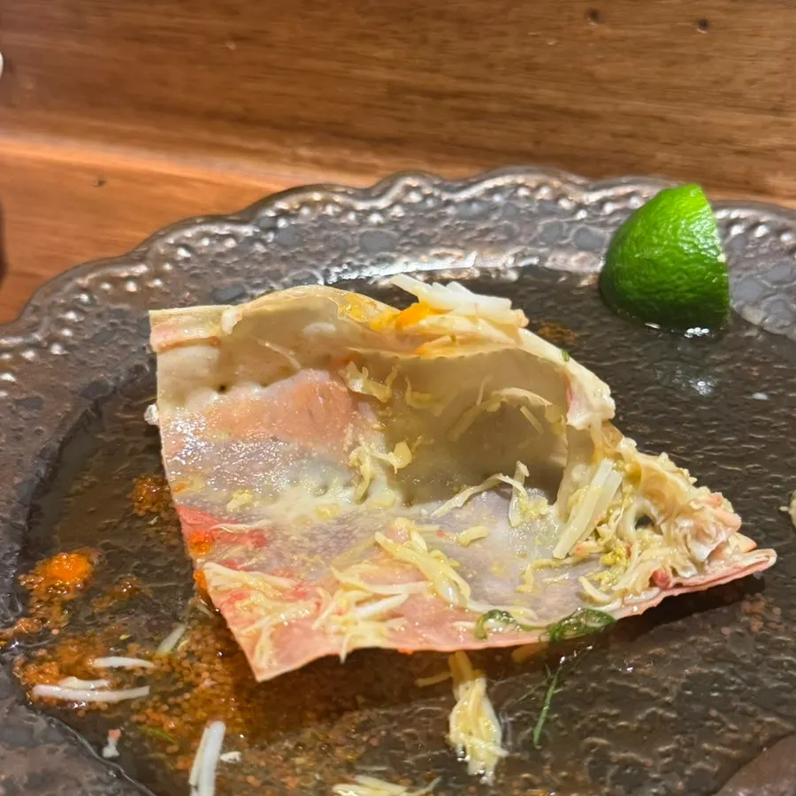 크리미한 우니를 맛본 뒤 사진