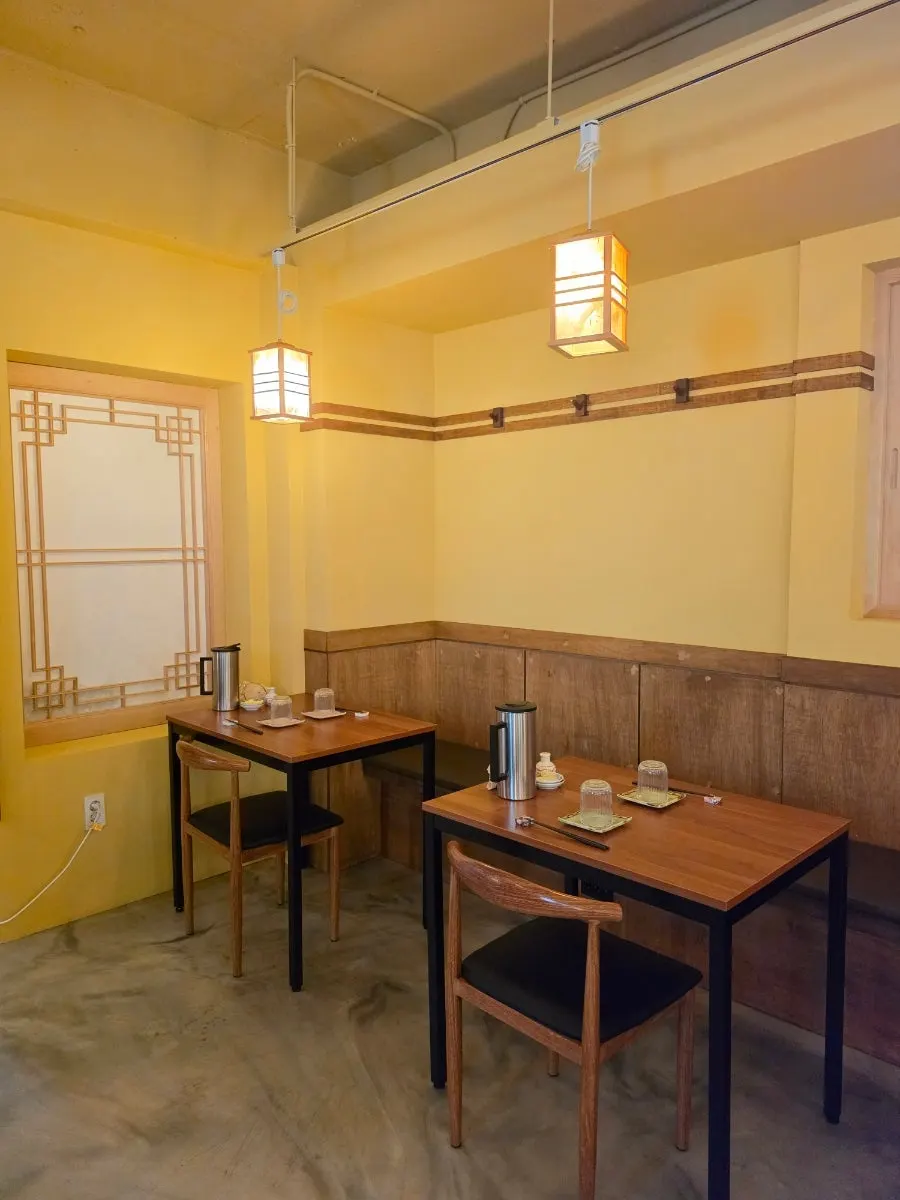 Sakai's interior, feeling like a little slice of Japan