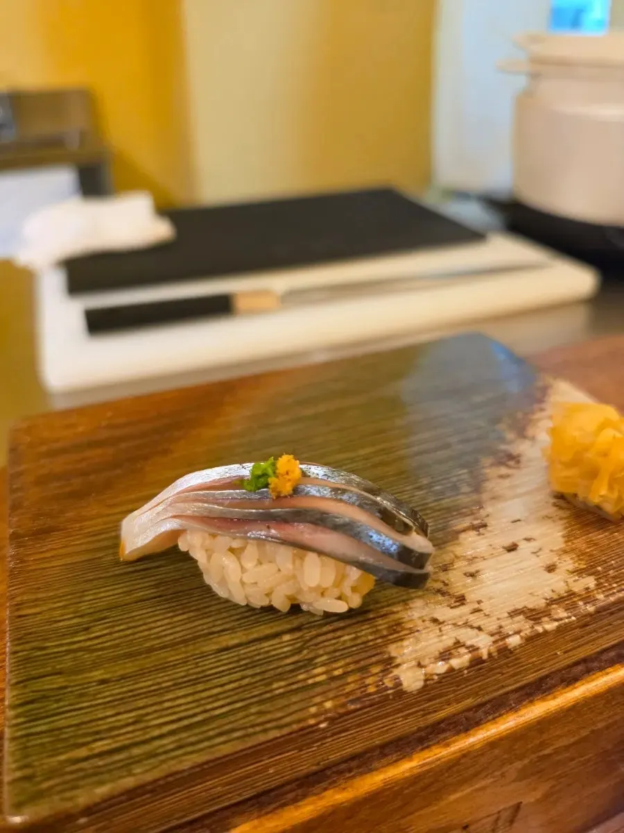 The last sushi piece we tasted at Sakai