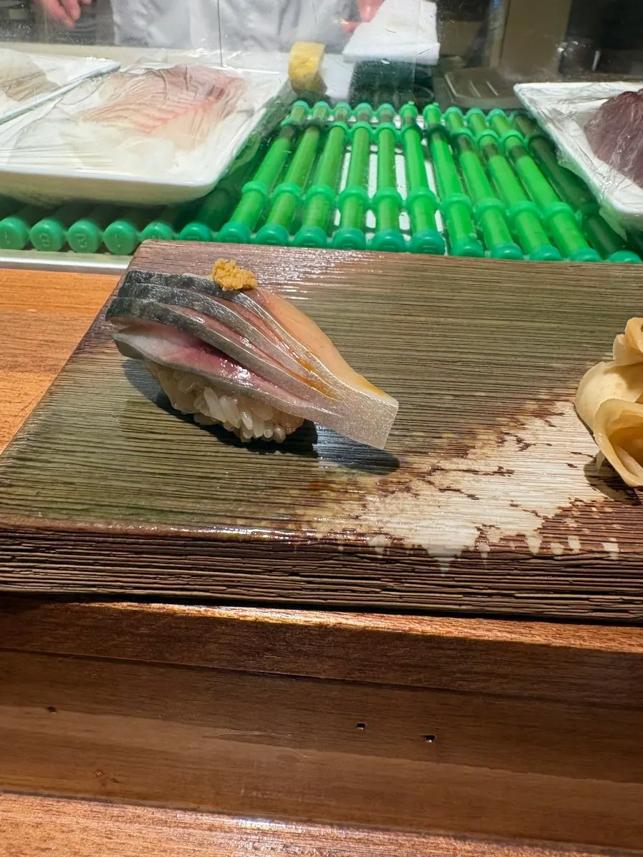 사카이 오코노미 스시 한 점