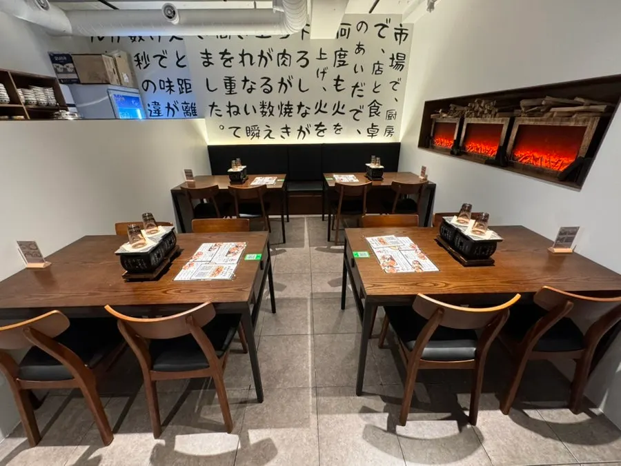 규엔당 선릉점 매장 내부 좌석 전경