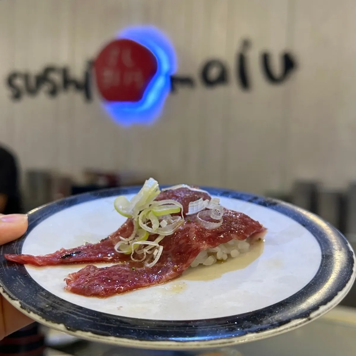 스시마이우 선릉역점에서 먹은 초밥 접시