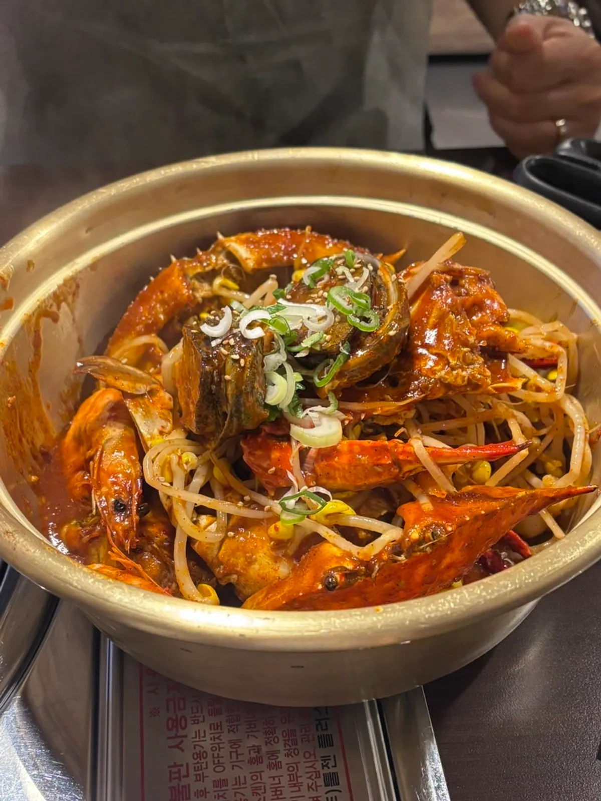 매콤한 양념으로 나온 해선옥 꽃게찜 소자