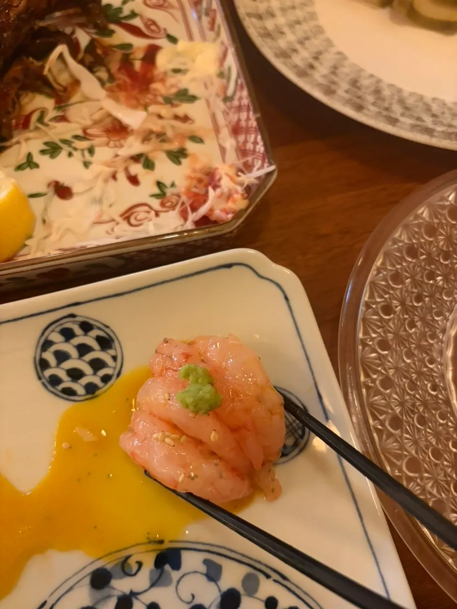 A full spread for a group dinner at the table