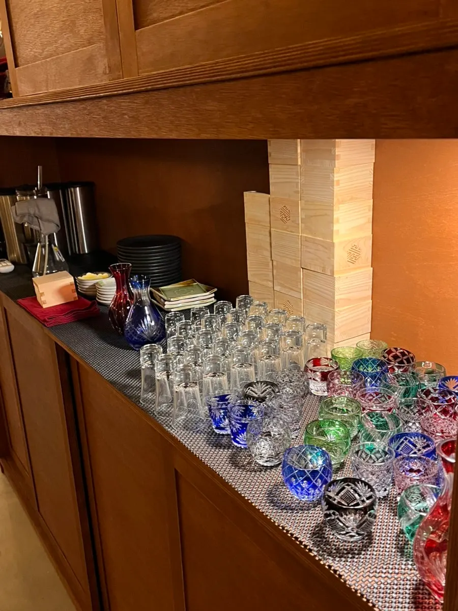 Bar table seating at Sakai