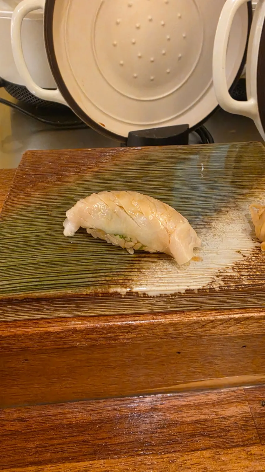 Soy-aged akami nigiri