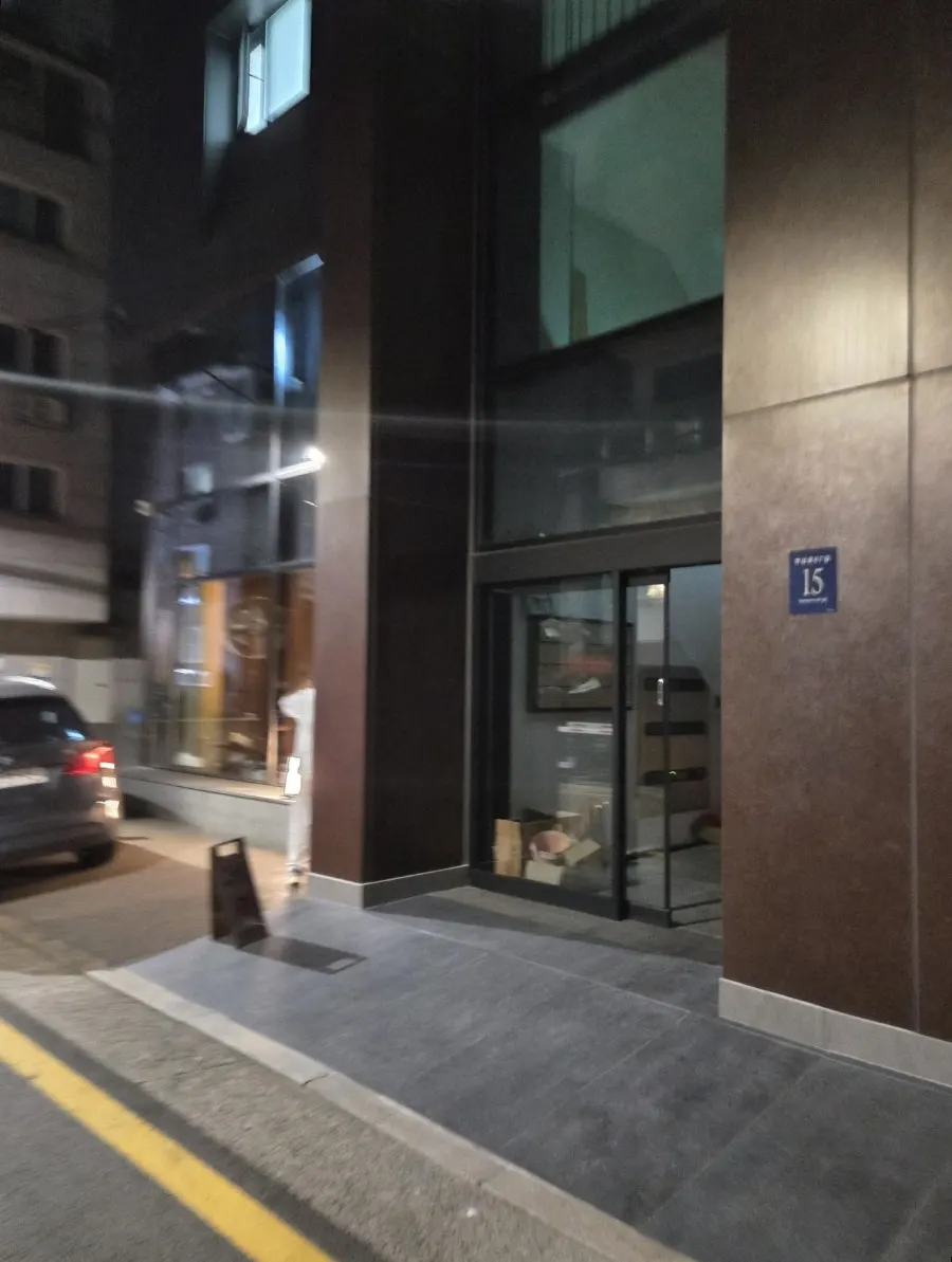 Sakai's exterior on the first floor of a building