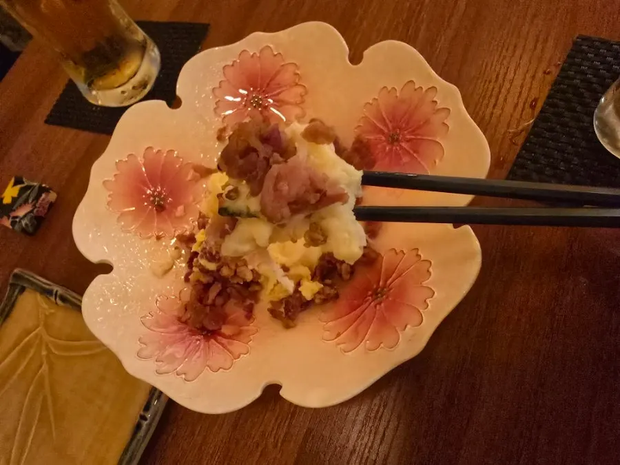 리뷰 서비스로 받은 사카이 포테토 사라다 한 그릇