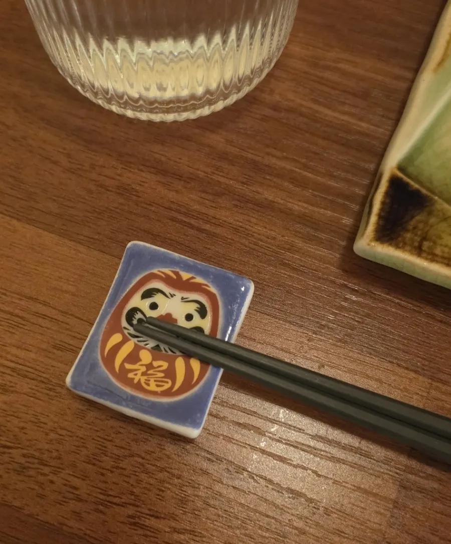 Small decor item on the table at Sakai