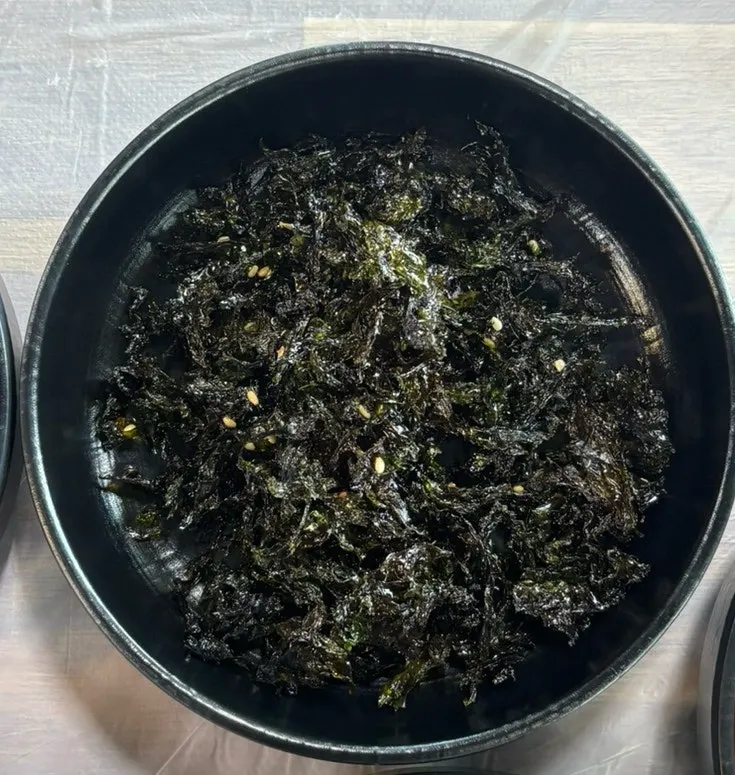 섬마을 기본 반찬 김자반
