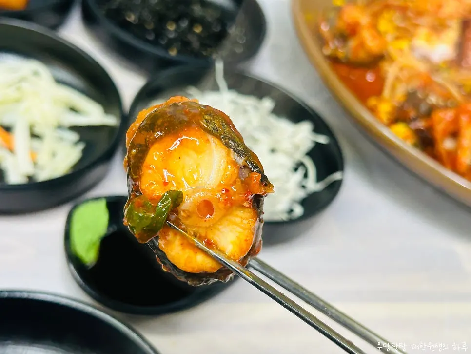 통통하게 올라온 아구 살