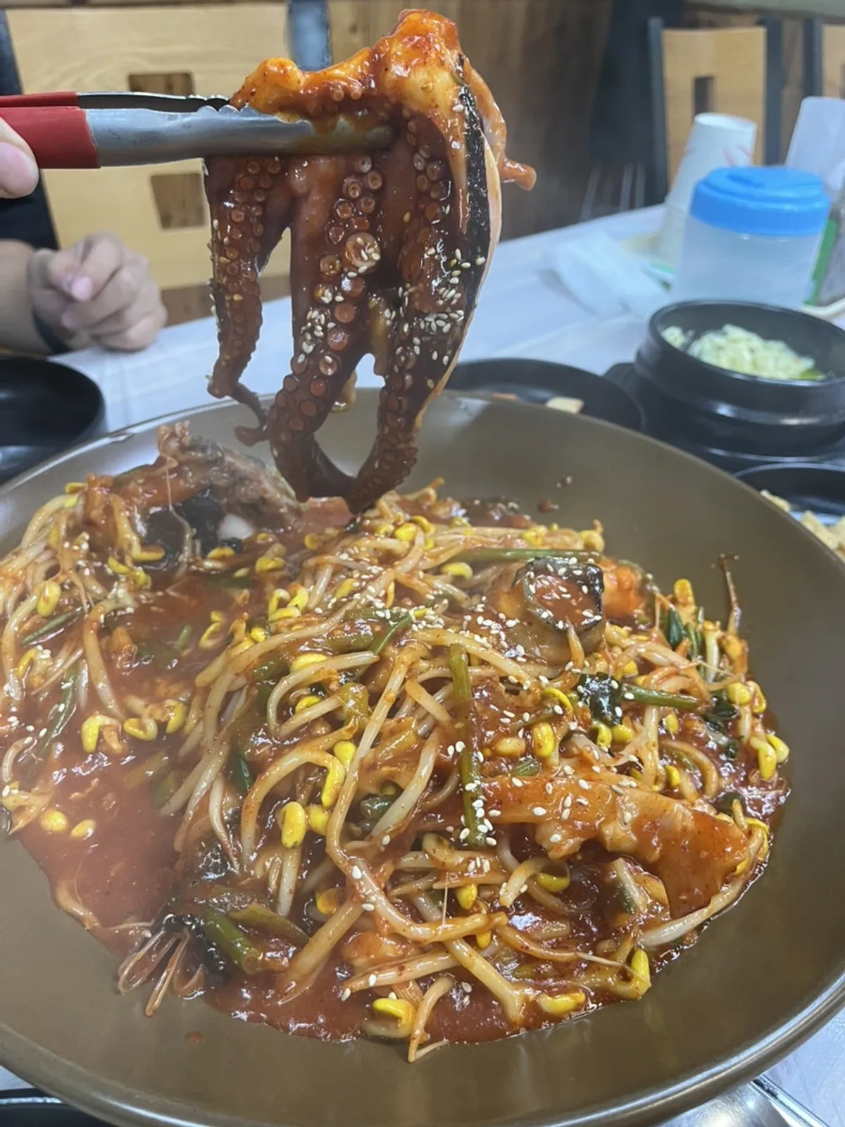 Fried rice finishing the Seommaeul agujjim meal