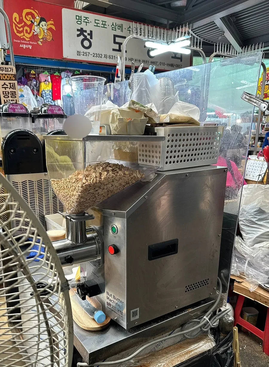 Bag of peanut bread carried while touring the market