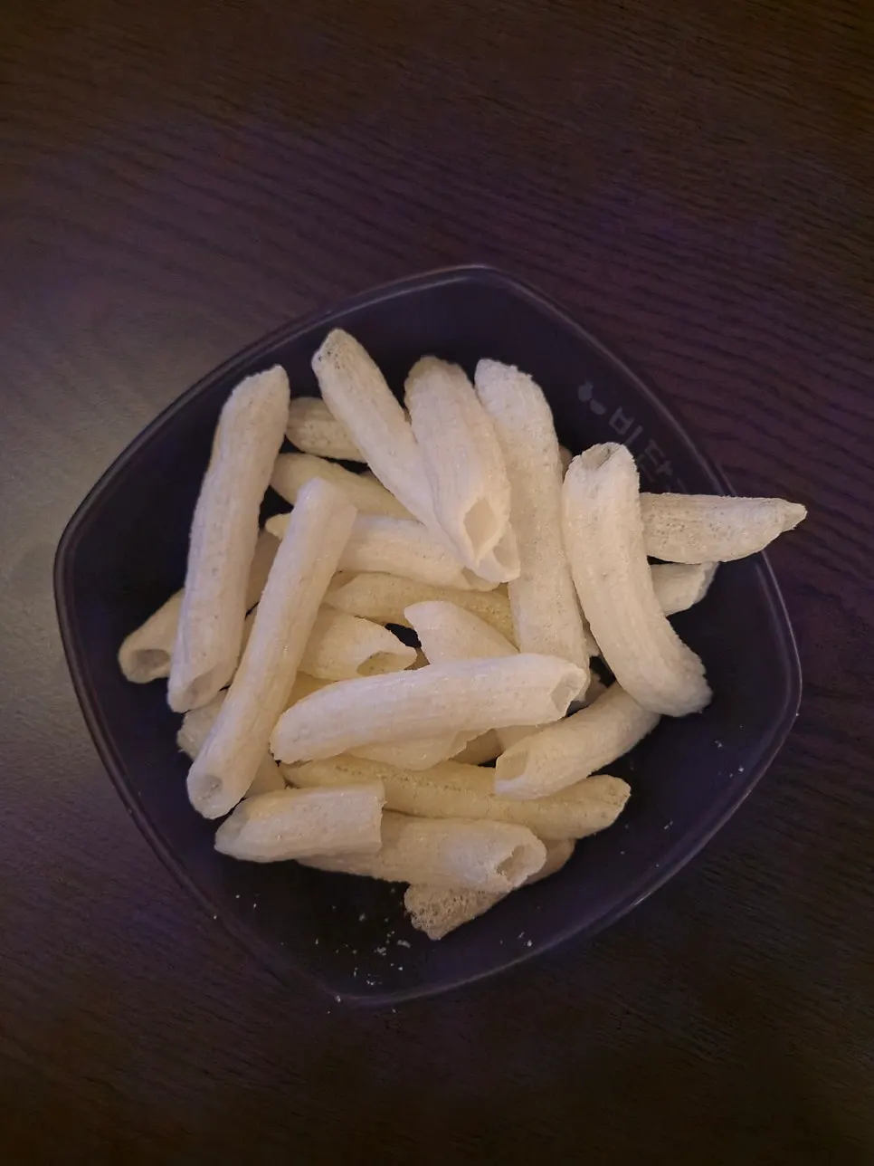 Basic snacks and a shot of soju