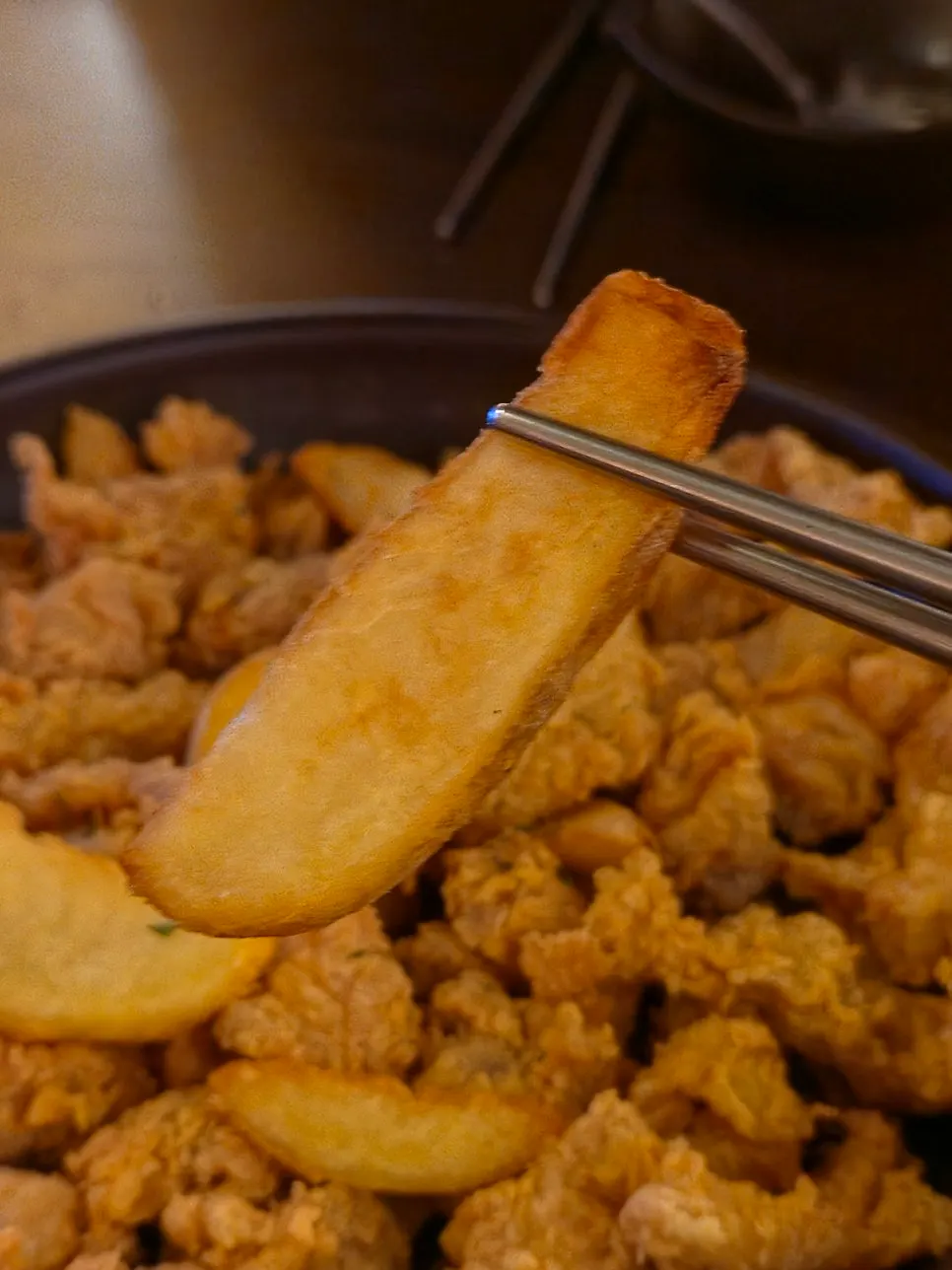 Today's bite of chicken offered by a friend