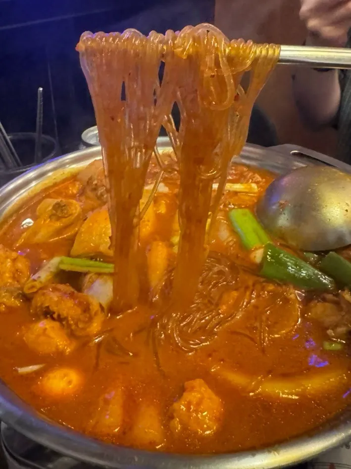 Chicken in the dakdoritang made with Harim chicken