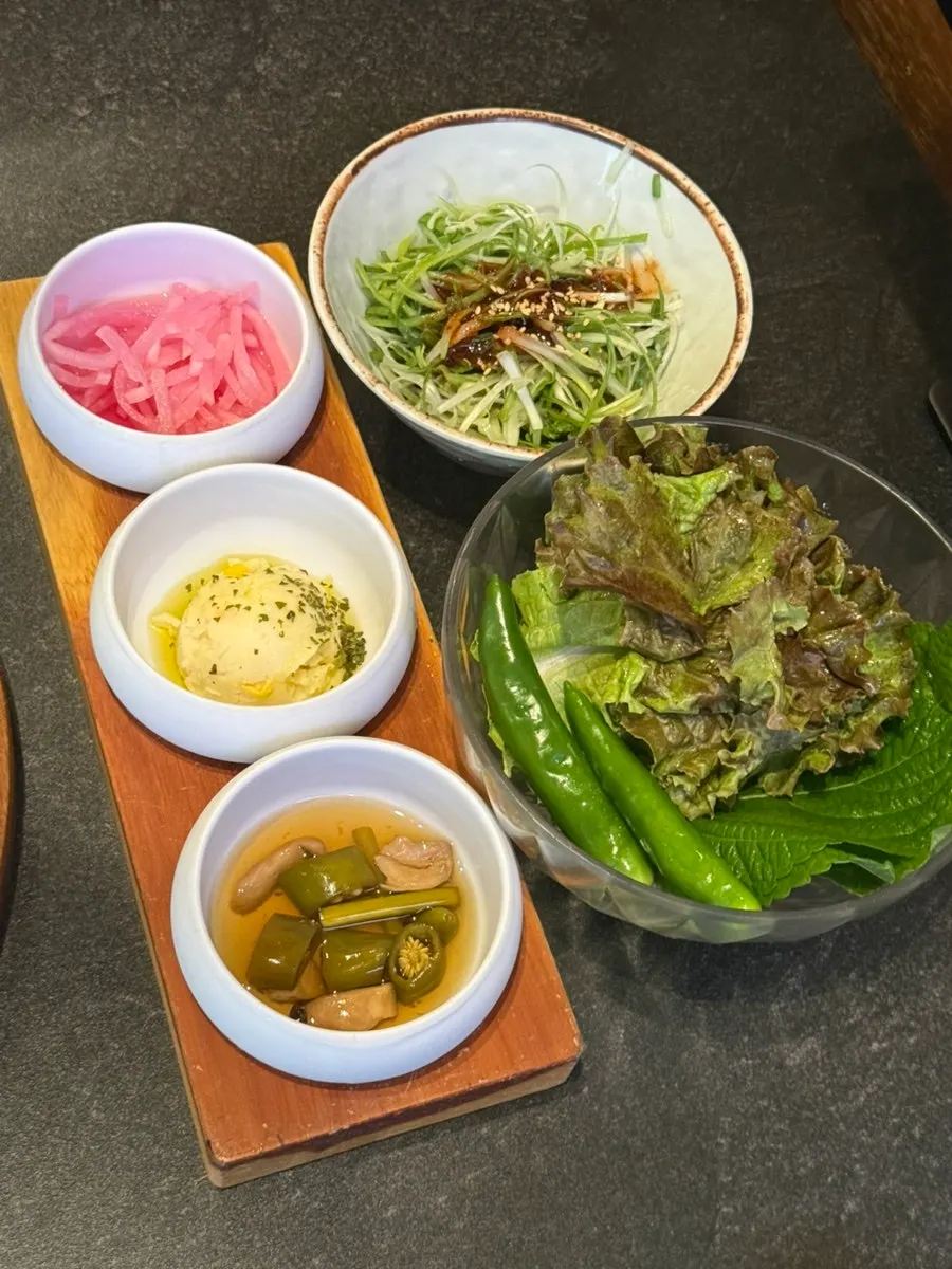 Freshly cooked rice and soybean paste stew