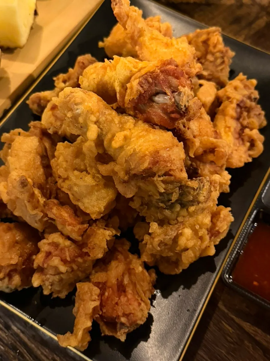 Generous traditional fried chicken