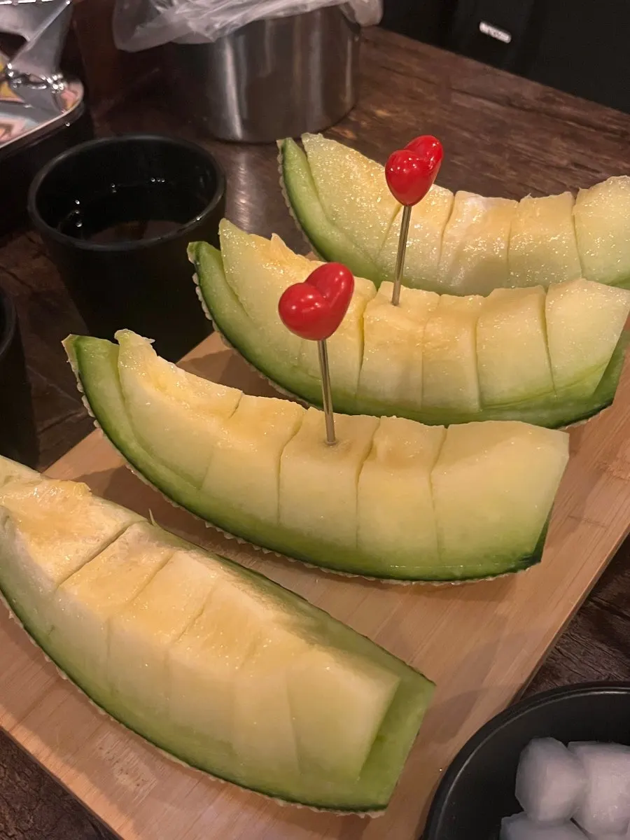 메론반통과 순살후라이드 세트