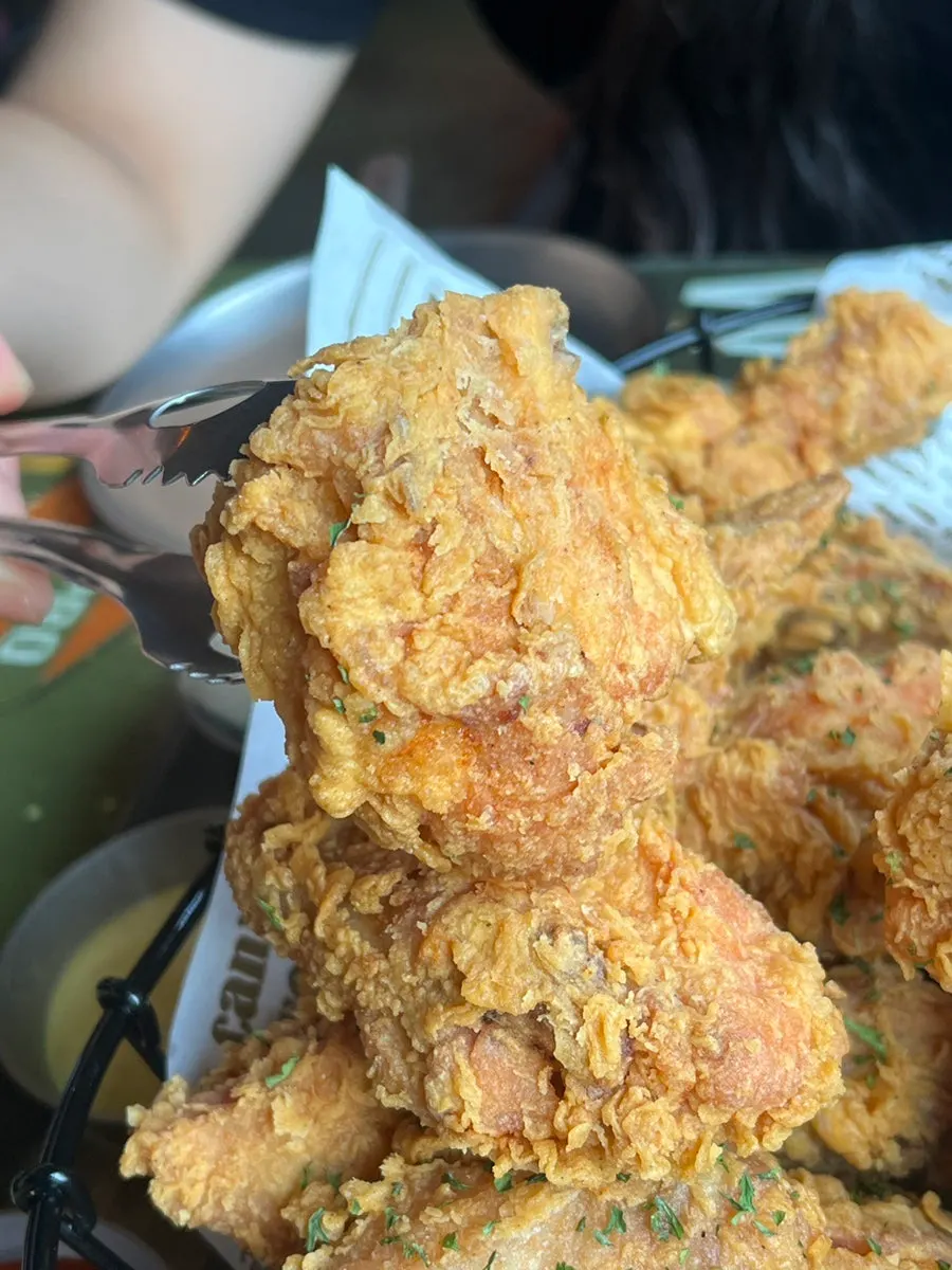 Crispy chicken drumstick