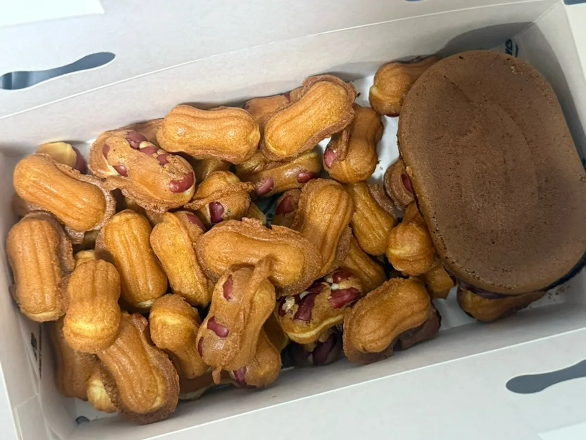 Peanut bread snack from Daeshin Peanut Bread in Seomyeon