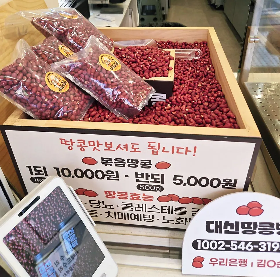 Roasted peanuts eaten shell and all