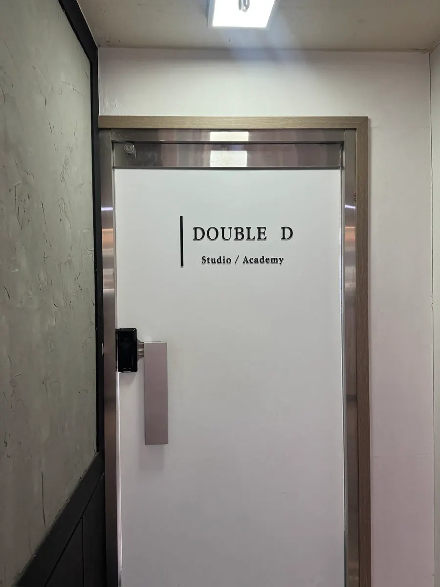 Second-floor corridor leading to the Double D entrance